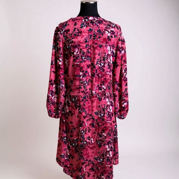 Torrid 1X Mini Studio Crepe de Chine Shirt Dress Black Plus Size Chic Work 1X - Picture 2 of 5